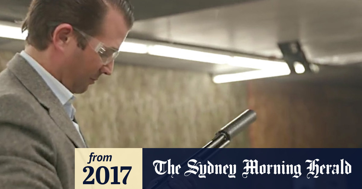 Video Donald Trump Jr. backs Hearing Protection Act